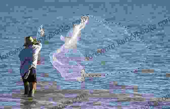 A Fisherman Casting A Net Into The Ocean, With A School Of Tuna Swimming Below. The Wild Tuna Dinner: Easy Meals To Put Tuna Back On Your Dinner Plate