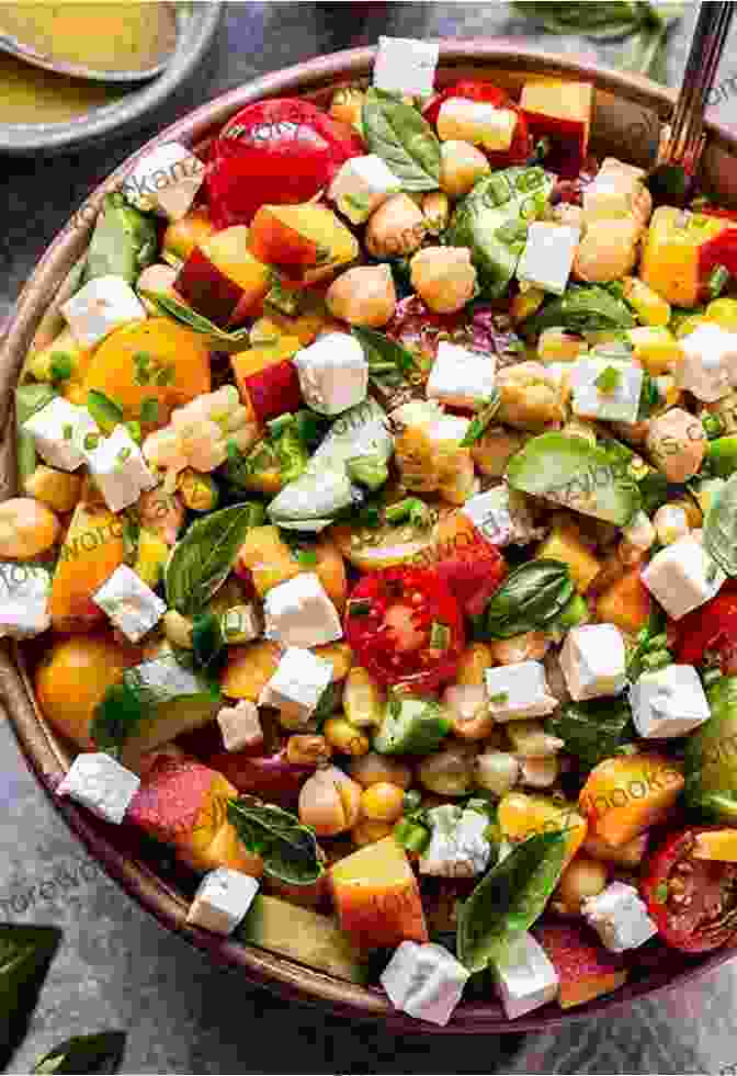 A Variety Of Colorful And Fresh Summer Salads, Featuring Grilled Vegetables, Fresh Greens, And Tangy Dressings Make Ice Cream Yourself: 110 Recipes For The Summer With And Without An Ice Machine