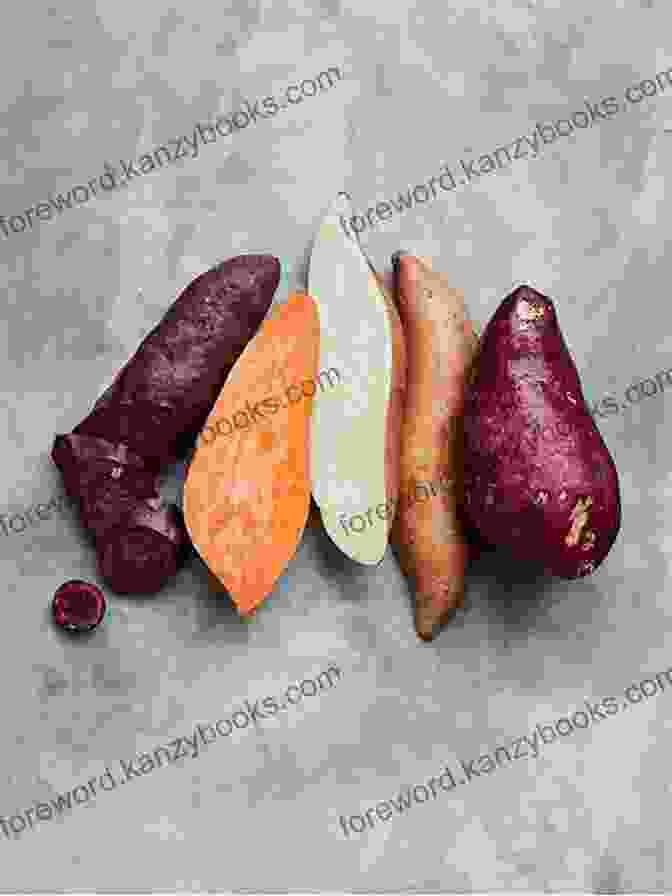 A Vibrant Arrangement Of Sweet Potatoes Of Various Shapes And Hues. Sweet Potato Love: 60 Recipes For Every Season