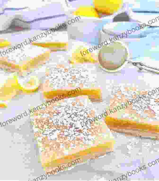 A Vibrant Tray Of Homemade Lemon Bars, Featuring A Zesty Lemon Filling And A Buttery Shortbread Crust. Chocolate Chip Traybake Cookbook: Simple Recipes To Make Delicious Tray Bakes You Definitely Have To Try