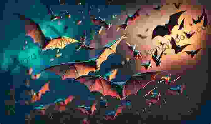 Bats Swooping Through A Starry Night Sky Goodnight Little Monster Helen Ketteman