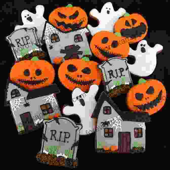 Detective Whiskers And Mittens Holding The Spooky Cookie In Front Of The Haunted House Suzie (with A Z ) Mysteries: Case Of The Missing Spooky Cookie