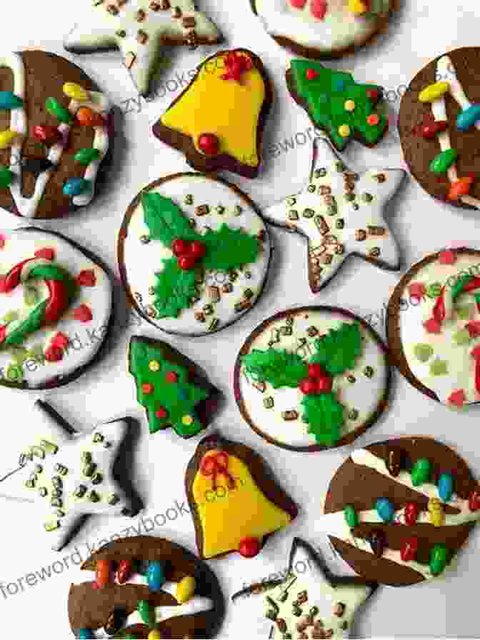 Festive Gingerbread Cookies Decorated With Intricate Icing Details The Easy Christmas Cookie Cookbook: 100+ Delicious Recipes And Treats Christmas Baked For A Simply Magical Holiday Special Christmas Cookies Recipes With Pictures