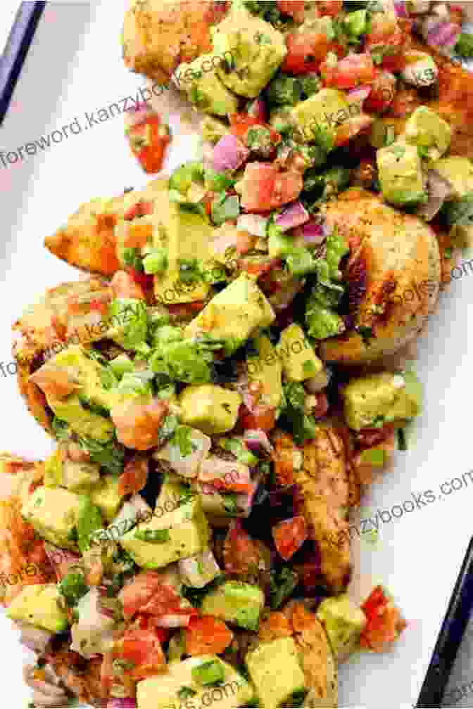 Grilled Chicken With Avocado Salsa Keto Diet For Women After 50: The Complete Ketogenic Guide To A High Fat Diet With 90 Easy Low Carb Recipes For Boost Your Energy And Healthy Life