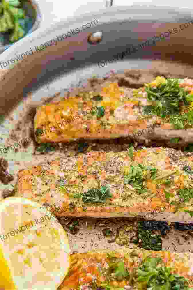 Pan Fried Salmon With Herb Crust In A Cast Iron Skillet Cast Iron Recipes Cookbook: The 25 Best Recipes To Cook With A Cast Iron Skillet Every Things You Need In One Pan Vol 3